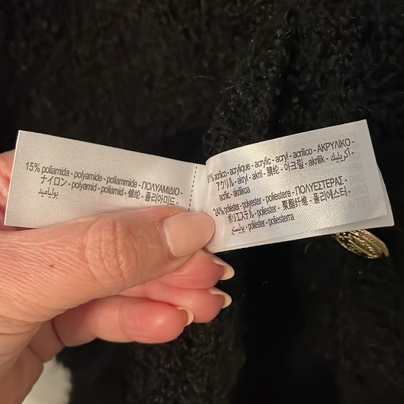 ZARA BLACK W/ GOLD BUTTONS SIZE SMALL - Picture 6 of 7